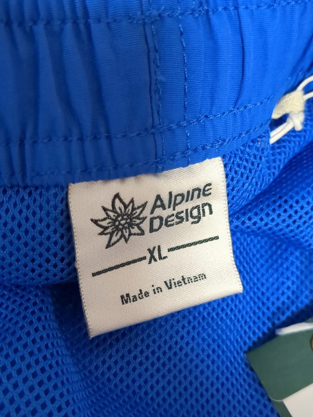 Alpine Design Bright Blue Outdoor Shorts with Logo Patch